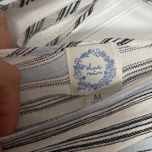 Blue Rain Romper - Picture 3 of 6